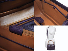Load image into Gallery viewer, 極美品 GUCCI グッチ ハンドバッグ ショルダーバッグ 2way 000460188 レザー バンブー パープル ゴールド金具 中古 4b005844