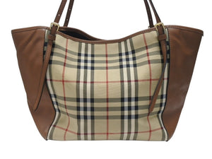 Burberry バーバリー ノバチェック トートバッグ ノヴァチェック トートバッグ ハンドバッグ 1990-2000年代 ベージュ ブラウン 美品 中古 4b005849 