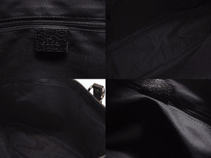 GUCCI グッチ GGパターン ハンドバック トートバッグ 113019 ブラック 黒 シルバー金具 キャンバス 美品 中古 4b005855 