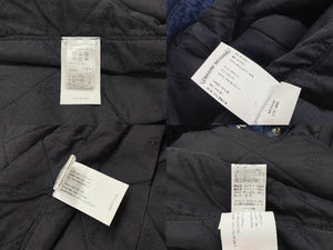 極美品 CHROME HEARTS クロムハーツ デニムジャケット ブルゾン サイズM クロスボールボタン インディゴブルー シルバー925 中古 4b005861