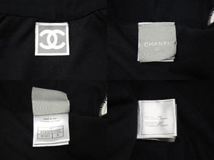 CHANEL シャネル スポーツライン ジップアップフーディー パーカー P32616W04100 サイズ36 ココマーク パイル メッシュ 美品 中古 4b005863