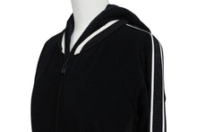 Load image into Gallery viewer, CHANEL シャネル スポーツライン ジップアップフーディー パーカー P32616W04100 サイズ36 ココマーク パイル メッシュ 美品 中古 4b005863