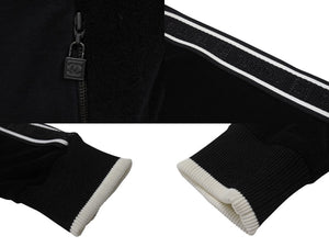 CHANEL シャネル スポーツライン ジップアップフーディー パーカー P32616W04100 サイズ36 ココマーク パイル メッシュ 美品 中古 4b005863