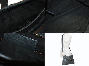 BALENCIAGA バレンシアガ City Giant シティ ジャイアント 2WAYバッグ ハンドバッグ ショルダーバッグ モスグリーン 美品 中古 4b005864