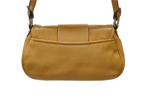 極美品 CHRISTIAN DIOR クリスチャンディオール CDロゴプレート ハンドバッグ 08B00076 ベージュ レザー 中古 4b005867