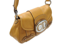 Load image into Gallery viewer, 極美品 CHRISTIAN DIOR クリスチャンディオール CDロゴプレート ハンドバッグ 08B00076 ベージュ レザー 中古 4b005867