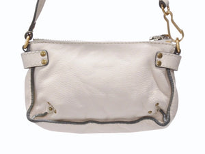 Chloe クロエ ミニ パディントン ポーチ ショルダーバッグ フランス製 レザー ベージュ ゴールド金具 美品 中古 4b005869