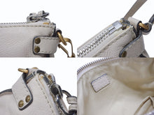 Load image into Gallery viewer, Chloe クロエ ミニ パディントン ポーチ ショルダーバッグ フランス製 レザー ベージュ ゴールド金具 美品 中古 4b005869