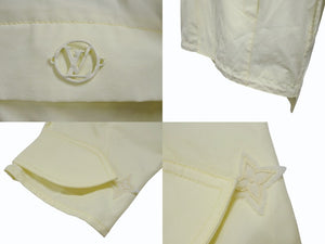 LOUIS VUITTON ルイヴィトン コットンナイロン ジャケット HIB75ETJC RM201 TJC HIB75E イエロー サイズ44 美品 中古 4b005871