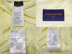 LOUIS VUITTON ルイヴィトン コットンナイロン ジャケット HIB75ETJC RM201 TJC HIB75E イエロー サイズ44 美品 中古 4b005871
