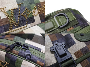 未使用 ルイヴィトン ルイ プロモーション モーション バックパック リュックサック M24445 ダモフラージュ キャンバス NIGO 中古 4b005874 