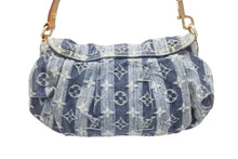 Load image into Gallery viewer, LOUIS VUITTON ルイヴィトン ミニプリーティ レイエ ショルダーバッグ M95333 モノグラムデニム ブルー 美品 中古 4b005876