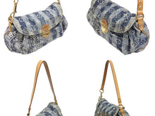 Load image into Gallery viewer, LOUIS VUITTON ルイヴィトン ミニプリーティ レイエ ショルダーバッグ M95333 モノグラムデニム ブルー 美品 中古 4b005876