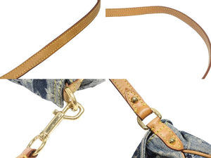 LOUIS VUITTON ルイヴィトン ミニプリーティ レイエ ショルダーバッグ M95333 モノグラムデニム ブルー 美品 中古 4b005876