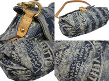 Load image into Gallery viewer, LOUIS VUITTON ルイヴィトン ミニプリーティ レイエ ショルダーバッグ M95333 モノグラムデニム ブルー 美品 中古 4b005876