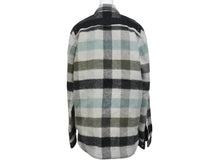Load image into Gallery viewer, 極美品 Rick Owens リックオウエンス シャツジャケット 22AW YZERR私物 RU02B2729-WFP チェック アルパカ 毛 サイズ48 中古 4b005882