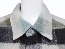Load image into Gallery viewer, 極美品 Rick Owens リックオウエンス シャツジャケット 22AW YZERR私物 RU02B2729-WFP チェック アルパカ 毛 サイズ48 中古 4b005882