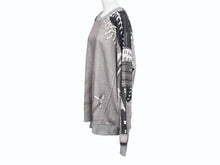 Load image into Gallery viewer, Givenchy ジバンシー スウェットシャツ ベースボールプリント 13W 7460 802 YZERR私物 グレー ポリエステル コットン サイズS 美品 中古 4b005883