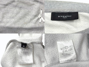 Givenchy ジバンシー スウェットシャツ ベースボールプリント 13W 7460 802 YZERR私物 グレー ポリエステル コットン サイズS 美品 中古 4b005883