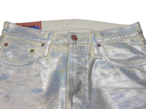 極美品 Acne studios bla konst アクネ ストゥディオス ブラコンスト 1996 Holographic Foil Classic Fit Jeans デニム YZERR私物 サイズ31 中古 4b005885