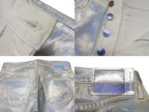 極美品 Acne studios bla konst アクネ ストゥディオス ブラコンスト 1996 Holographic Foil Classic Fit Jeans デニム YZERR私物 サイズ31 中古 4b005885