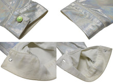 Load image into Gallery viewer, ACNE STUDIOS アクネストゥディオズ デニムジャケット YZERR私物 コットン シルバー サイズ50 美品 中古 4b005887