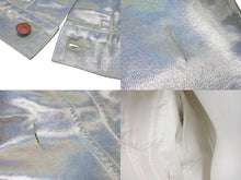 Load image into Gallery viewer, ACNE STUDIOS アクネストゥディオズ デニムジャケット YZERR私物 コットン シルバー サイズ50 美品 中古 4b005887