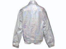 Load image into Gallery viewer, ACNE STUDIOS アクネストゥディオズ デニムジャケット YZERR私物 コットン シルバー サイズ50 美品 中古 4b005887