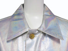 Load image into Gallery viewer, ACNE STUDIOS アクネストゥディオズ デニムジャケット YZERR私物 コットン シルバー サイズ50 美品 中古 4b005887