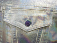 Load image into Gallery viewer, ACNE STUDIOS アクネストゥディオズ デニムジャケット YZERR私物 コットン シルバー サイズ50 美品 中古 4b005887