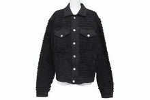 Load image into Gallery viewer, 極美品 1017 ALYX 9SM blackmeans アリクス ブラックミーンズ デニムジャケット YZERR私物 コットン ポリウレタン ブラック サイズ48 中古 4b005889
