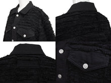 Load image into Gallery viewer, 極美品 1017 ALYX 9SM blackmeans アリクス ブラックミーンズ デニムジャケット YZERR私物 コットン ポリウレタン ブラック サイズ48 中古 4b005889