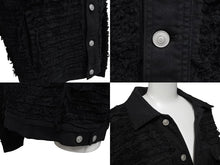 Load image into Gallery viewer, 極美品 1017 ALYX 9SM blackmeans アリクス ブラックミーンズ デニムジャケット YZERR私物 コットン ポリウレタン ブラック サイズ48 中古 4b005889