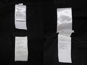 極美品 1017 ALYX 9SM blackmeans アリクス ブラックミーンズ デニムジャケット YZERR私物 コットン ポリウレタン ブラック サイズ48 中古 4b005889