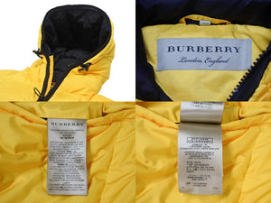 BURBERRY バーバリー パファージャケット ダウンジャケット YZERR私物 8003209 サイズ48 イエロー ポリエステル 美品 中古 4b005894 