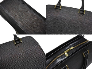 極美品 LOUIS VUITTON ルイヴィトン エピ ポンヌフ ハンドバッグ M52052 エピレザー ブラック ゴールド金具 中古 4b005896
