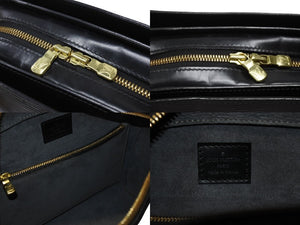 極美品 LOUIS VUITTON ルイヴィトン エピ ポンヌフ ハンドバッグ M52052 エピレザー ブラック ゴールド金具 中古 4b005896