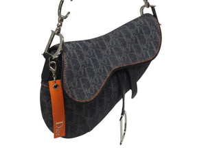Christian Dior クリスチャンディオール フライトライン サドルバッグ ワンショルダーバッグ トロッター ガリアーノ期 美品 中古 4b005902