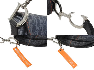 Christian Dior クリスチャンディオール フライトライン サドルバッグ ワンショルダーバッグ トロッター ガリアーノ期 美品 中古 4b005902