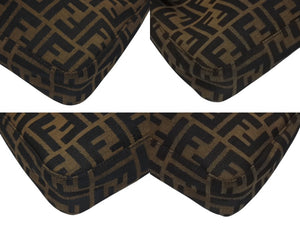 FENDI フェンディ マンマバケット ワンショルダーバッグ 26424 ズッカ柄 ブラウン キャンバス レザー シルバー金具 美品 中古 4b005926