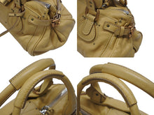 Load image into Gallery viewer, Chloe クロエ パディントン ショルダーバッグ ハンドバッグ 020651 5276 レザー ベージュ ゴールド金具 美品 中古 4b005929