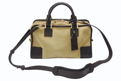 ✨未使用に近い✨　LOEWE アナグラム　アマソナ　バーティカル　バイカラー ロエベ｜アマソナバッグのルーツを称えて