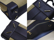 Load image into Gallery viewer, LOEWE ロエベ アナグラム ハンドバッグ ショルダーバッグ 2WAY アマソナ28 スウェード レザー ブラウン ベージュ 美品 中古 4b005941