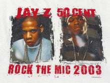 Load image into Gallery viewer, VINTAGE ヴィンテージ JAY-Z 50CENT ニューヨーク 入手困難 ROC 半袖Tシャツ ホワイト サイズL 美品 中古 4b005944