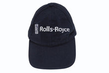 Load image into Gallery viewer, ROLLS ROYCE ロールスロイス RR キャップ 帽子 ブランドロゴ コットン 中国製 ネイビー ワンサイズ 美品 中古 4b005945