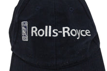 Load image into Gallery viewer, ROLLS ROYCE ロールスロイス RR キャップ 帽子 ブランドロゴ コットン 中国製 ネイビー ワンサイズ 美品 中古 4b005945