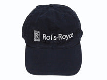 Load image into Gallery viewer, ROLLS ROYCE ロールスロイス RR キャップ 帽子 ブランドロゴ コットン 中国製 ネイビー ワンサイズ 美品 中古 4b005946