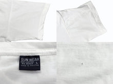 Load image into Gallery viewer, VINTAGE ヴィンテージ 半袖Ｔシャツ Stack Bundles スタックバンドルス SUN WEAR ホワイト ブラック サイズL 美品 中古 4b005950