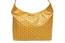 Load image into Gallery viewer, 新品同様 GOYARD ゴヤール ボエム ホーボーバッグ イエロー BOHEMEPMLTY33CL33P コーティングキャンバス シルバー金具 中古 4b005954