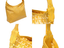 Load image into Gallery viewer, 新品同様 GOYARD ゴヤール ボエム ホーボーバッグ イエロー BOHEMEPMLTY33CL33P コーティングキャンバス シルバー金具 中古 4b005954